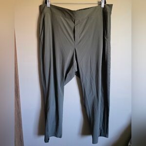 Athleta Brooklyn Ankle Pant - Olive Green